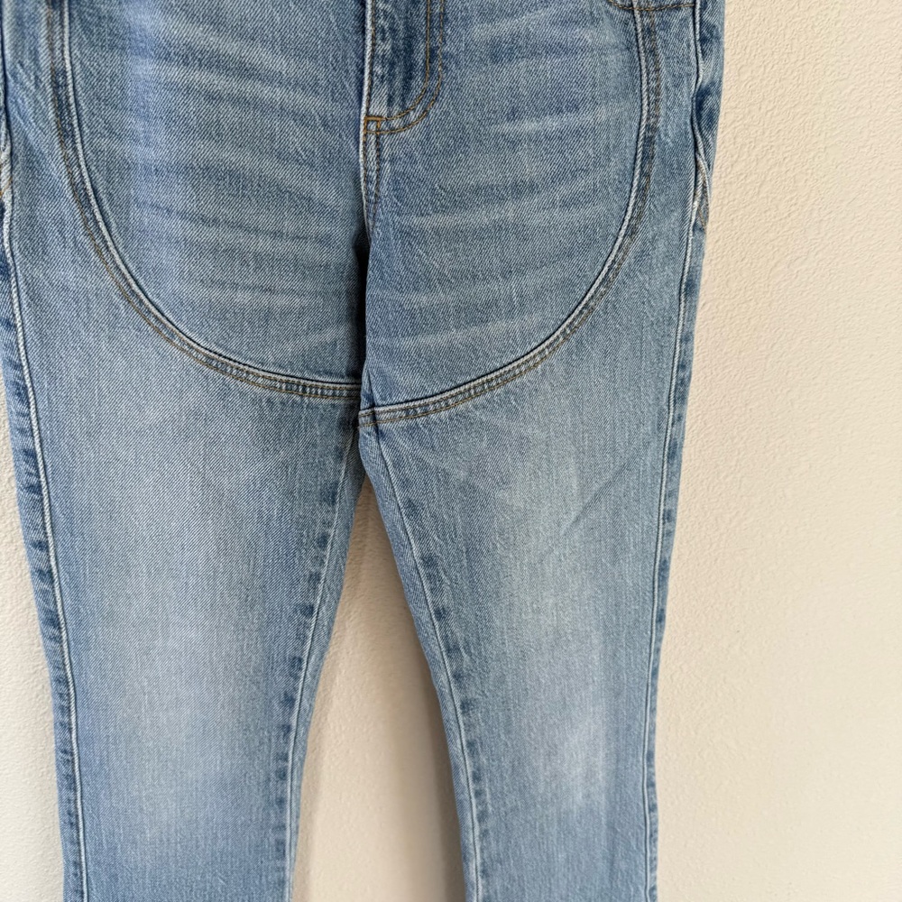 Understated Leather Western Stretch Jeans Cowboy Tears Blue Denim Women’s 24 - Picture 5 of 13